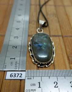 Pendentif LABRADORITE naturelle + cordon reglable collier reiki de protection - Picture 1 of 5
