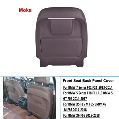 Moka Front Seat Back Panel Cover For BMW F01 F02 X5 F15 X6 F16 F10LCI F18LCI - Image 1 of 4