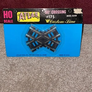 Atlas HO Scale #175 Custom-Line 60 Degree Crossing Nickel Silver - Picture 1 of 1