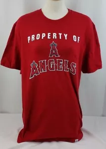 BRAND NEW Men's Majestic MLB Los Angeles Angels Short Sleeve Shirt -M - Picture 1 of 2