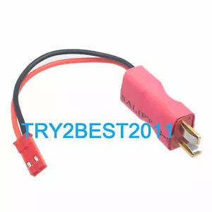 T Plug Deans male & female to JST male for Lipo Battery FPV Lights nylon - Picture 1 of 1