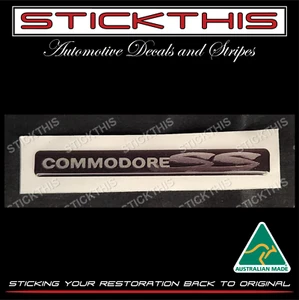 Suits Holden Series 3 III VS SS Ute Dash Badge Decal Domed Sticker - Picture 1 of 5