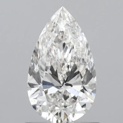 1 CT Elongated Pear Lab Created G Color IGI Certified Diamond - Image 1 of 2
