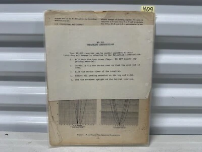National NC-300 UNPACKING INSTRUCTIONS Manual Receiver Instruction - Image 1 of 4