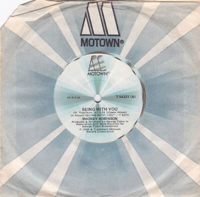 Smokey Robinson – Being With You - 7" single - Image 1 of 2