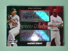 2006 Topps Co-Signers Dual Autograph Card CS-31 H Street A's/R Howard Phillies