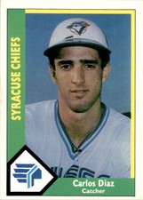 1990 CMC Syracuse Chiefs Carlos Diaz Syracuse Chiefs #10
