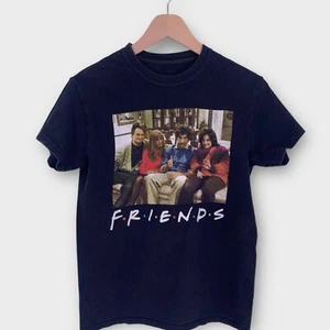 Friends TV Show T Shirt Size Small 1990s Short Sleeve Black Thanksgiving (VTG?) - Picture 1 of 6