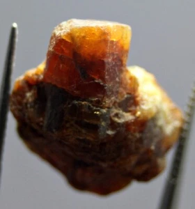 Splendido cristallo di granato di hessonite naturale terminato grezzo 16 CT dagli afghani - Foto 1 di 8