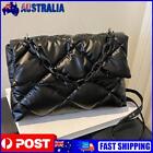 Women Clutch Bag Fashionalbe Nylon Simple Female Commuter Handbag (black)