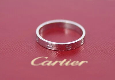 Cartier 18K White Gold Love Ring Size 64 - Image 1 of 4