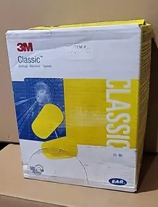Tappi Orecchie 200- 3M E-A-R Classici Senza Fili Monouso Schiuma Tiro Sonno NRR 29db - Foto 1 di 2