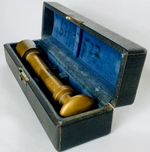 Vintage schwerer Israel Amerika Bronze Messing Handsiegel Stempel in Box Gedenkmünze - Bild 1 von 6