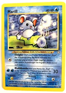 MARILL - 66/111 - Neo Genesis - VINTAGE - German Pokemon 2000 - NM - Picture 1 of 2