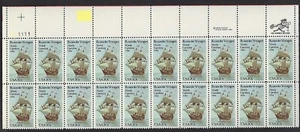 2093 MNH Plate Block of 20, 20-cent stamps recognizing the Roanoke Voyages, NC - Picture 1 of 1