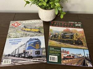 2 Railroad Magazines 2008-2009 Railpace Newsmagazine Press Train Locomotive - Picture 1 of 13