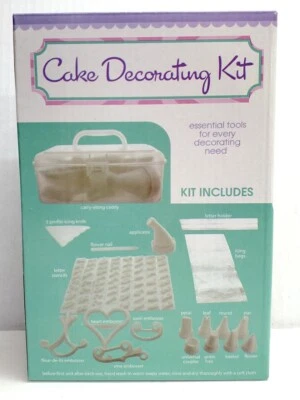 Cake Decorating Kit Baking Tools Carry Caddy Cupcake Home Kitchen Gift Set OD914 - Image 1 of 4
