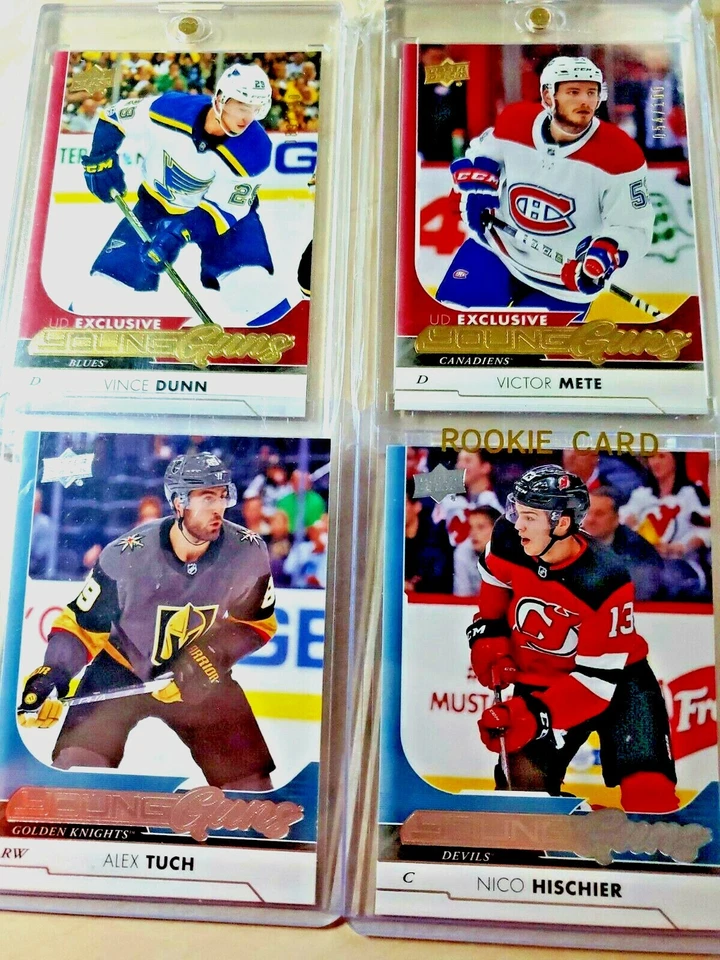 2017-18 Upper Deck Series 1 Young Guns YOU PICK Exclusives Canvas Acetate Foil - Image 1 of 1