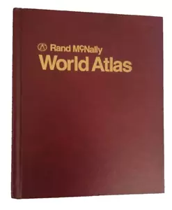 RAND McNALLY WORLD ATLAS Hardback Fifth Printing March 1987 VG - Picture 1 of 15