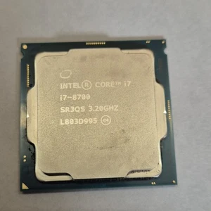 Intel Core i7-8700 SR3QS 3.20GHz LGA1151 6-Core 12-Thread Desktop CPU - Zdjęcie 1 z 3