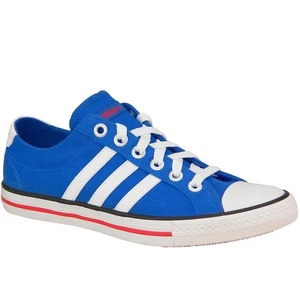 Schuhe Universal Kinder Adidas Vlneo 3 Stripes LO K F39344 Weiß-Rot-Blau - Bild 1 von 5