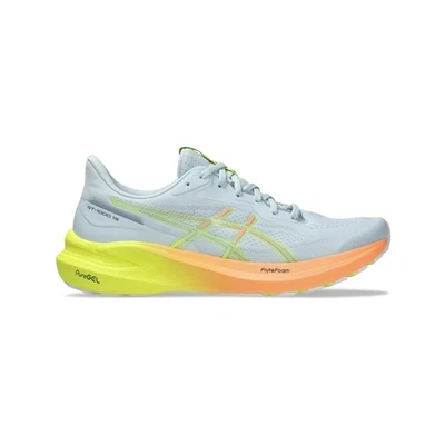 ASICS GT-1000 13 PARIS COOL GREY/SAFETY YELLOW GIALLO RUNNING SCARPE DA CORSA DONNA NUOVE - Immagine 1 di 4