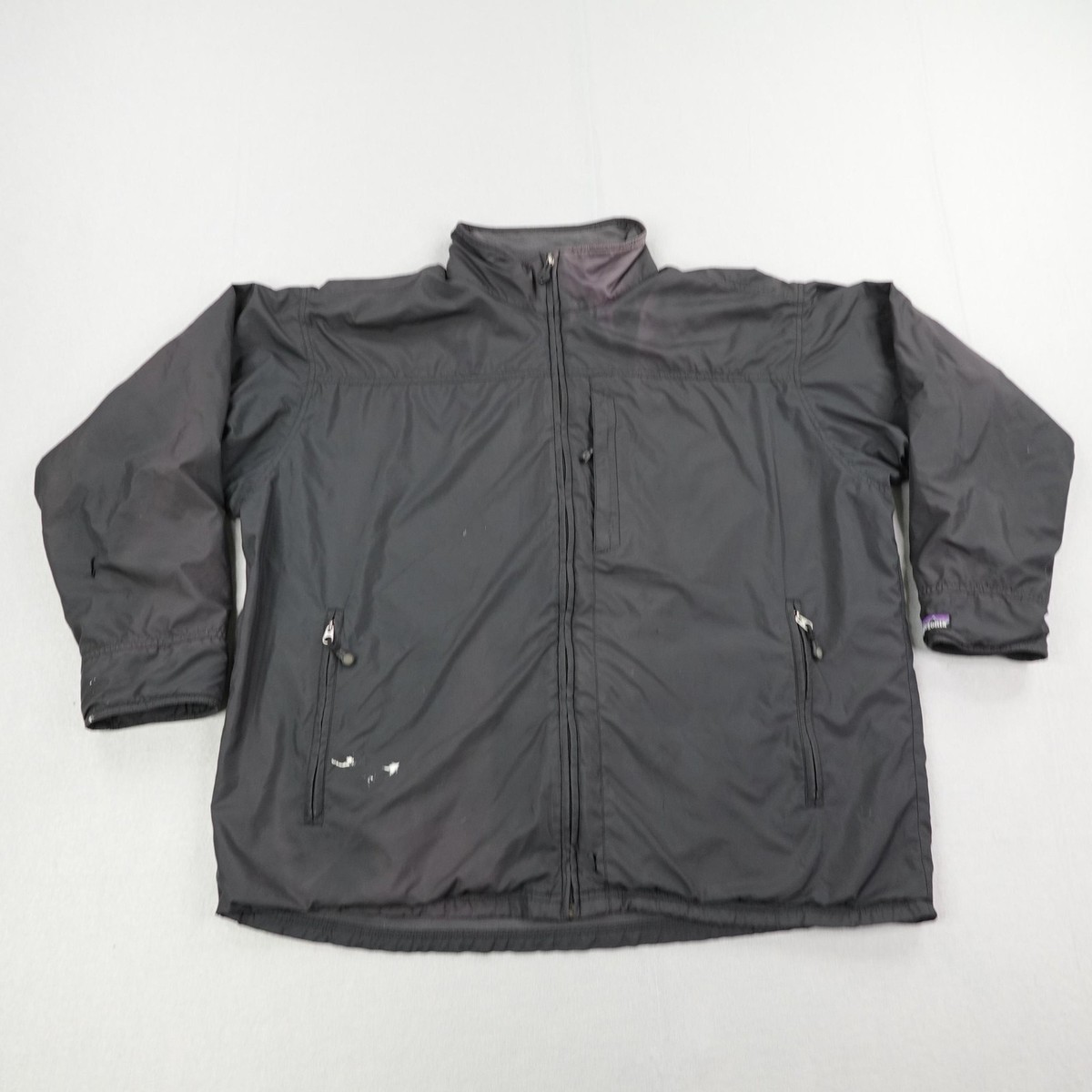 Patagonia Jacket Mens XL Black Shelled Micro D-Luxe Fleece