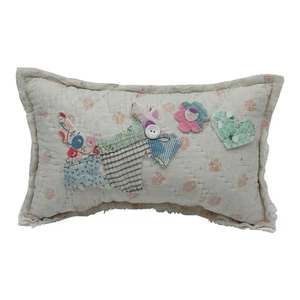NEW Handmade Scottie Dog Pillow Vintage English Quilt Chenille Bedspread  Cute!! - Picture 1 of 7