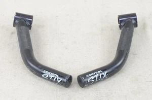 Control Tech Control Stix Bar Ends 8" MTB Nero Anodizzato Vintage anni 90 - Foto 1 di 11