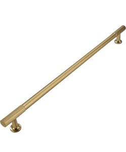 1 Pack Appliance Pull 18 Inch Solid Brushed Brass Appliance Handle Heavy Duty - Picture 1 of 5