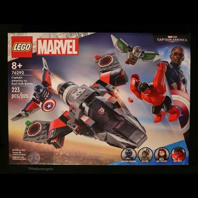 LEGO Marvel Captain America Vs. Red Hulk Battle 76292 New Sealed Indentations - Image 1 of 4