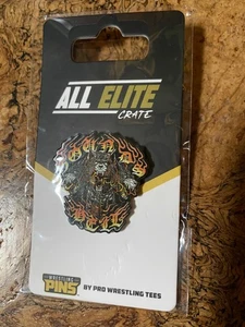 AEW HOUNDS OF HELL Lapel Pin All Elite Crate Exclusive AEW 2025 Brody King - Picture 1 of 1