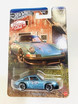 Hot Wheels 2025 серебряная серия Vintage Club '71 Porsche 911 синий 4/5 - Изображение 1 из 4