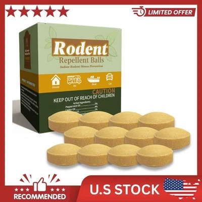 Pack de 12 roedores naturales Vamoose Foto 1 de 4