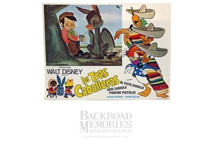 Vtg (1970s) Walt Disney "The Three Caballeros" 16x12 Lobby Card, by IR (Mexico) - Picture 1 of 6
