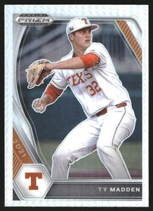 Selecciones del draft Panini Prizm 2021 Silver Prizm #PDP32 Ty Madden - Imagen 1 de 2