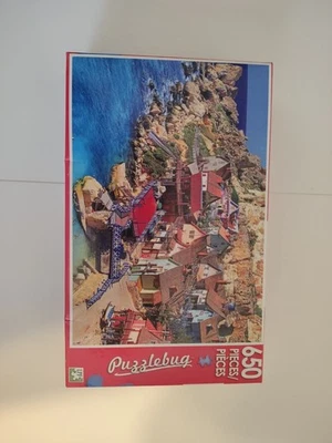 Puzzlebug Popeye Village Malta 650 Deluxe Piece Jigsaw Puzzle New Sealed - Image 1 of 2