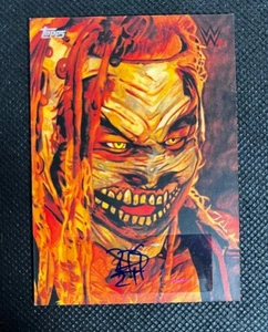 2021 Topps WWE Undisputed The Fiend Bray Wyatt Rob S Sketch Art Auto /10 RARE!!! - Picture 1 of 3