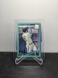 Brock Wilken 2025 Donruss ⚾️ Prospetto Classificato CHIARAMENTE ACETATO #115 MILWAKEE - Foto 1 di 2