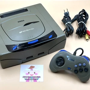 Sega Saturn Console HST-3210 Gray Model System Controller Tested Japan NTSC-J - Picture 1 of 17