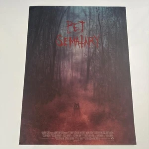 Pet Semetary (2019) Mondo Promo Litho Poster Randy Ortiz Stephen King - Bild 1 von 5