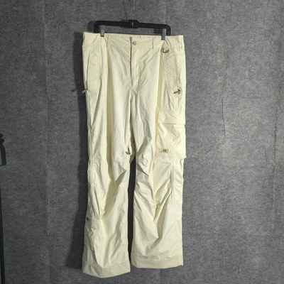 Pantalones cargo Helly Hansen para hombre beige crema impermeables transpirables tecnológicos grandes senderismo Foto 1 de 4