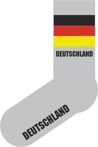 Fun Sox, Socken "Deutschland, schwarz, rot, gold", neu in grau - Bild 1 von 1