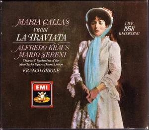 VERDI LA TRAVIATA Maria Callas Alfredo Kraus Mario Sereni FRANCO GHIONE EMI 2CD - Picture 1 of 1