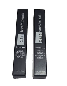 2x LOT Bare Minerals Originals Liquid Mineral Concealer: MED / TAN 3.5N Full NIB - Picture 1 of 7