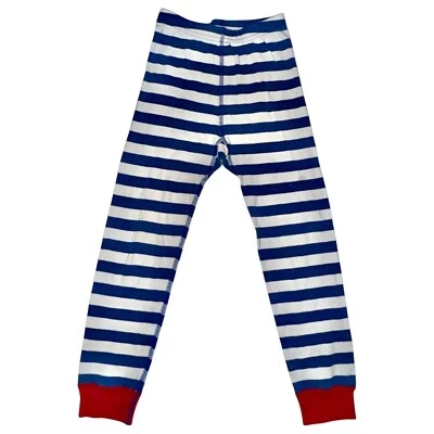 Pantalones de pijama Hanna Andersson Marvel Long John, rayas azules y blancas 110 cm/5 Foto 1 de 4