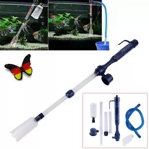 Elektrisch Aquariumpumpe Aquarium Mulmsauger Schlammsauger Bodenreiniger Zubehör - Bild 1 von 19