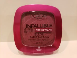 L'Oreal~Infalible Hasta 24H Freshwear Rubor~#15 Legendary Berry~0.31o - Imagen 1 de 1