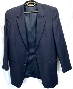 JOS A BANK Suit Jacket Blazer Men's Navy Blue Wool/Cashmere Sport Coat 42L** - Picture 1 of 9