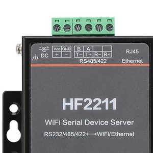 HF2211 Serial Server RS232/485/422 To WIFI && Ethernet DTU Network Commun MFS - Picture 1 of 12